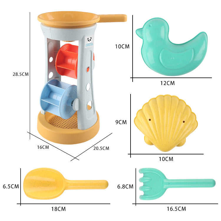 Children Wheat Straw Play Sandy Beach Toys